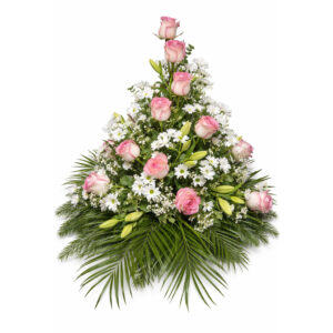 Ikebana zo živých kvetov