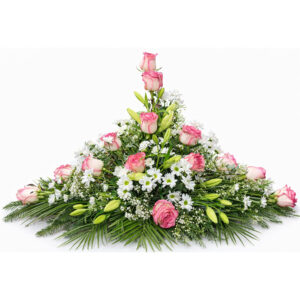Ikebana zo živých kvetov